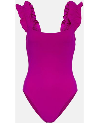 Karla Colletto Willow Swimsuit - Purple