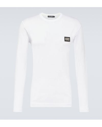 Dolce & Gabbana Logo Cotton T-shirt - White