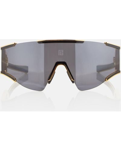 Balmain Fleche Mask Sunglasses - Grey