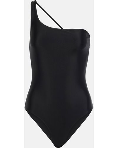 JADE Swim Apex One-shoulder Swimsuit - Black