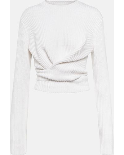 Proenza Schouler White Label Cotton And Cashmere Sweater