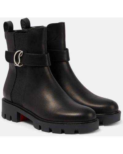 Louboutin buckle shop boots