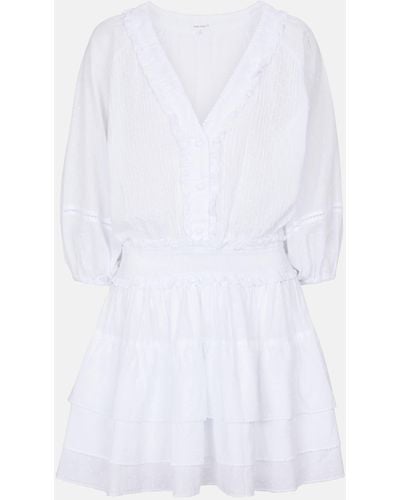 Poupette Ariel Cotton Minidress - White