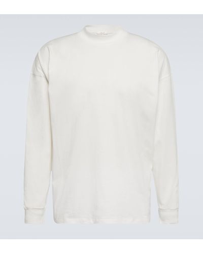The Row Drago Cotton Sweatshirt - White