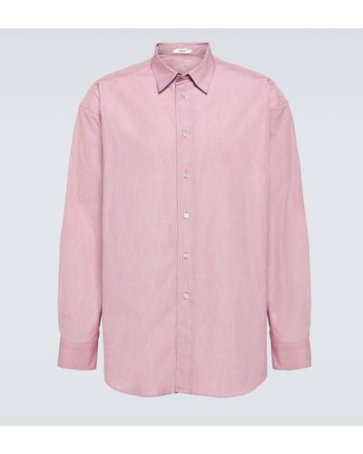 The Row Miller Cotton Shirt - Pink