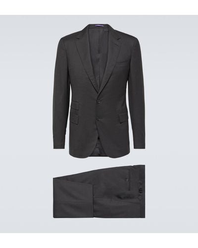 Ralph Lauren Purple Label Wool Suit - Black