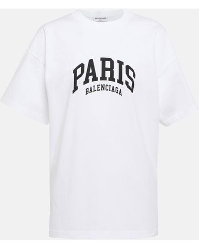 Balenciaga Cities Paris T-shirt - White