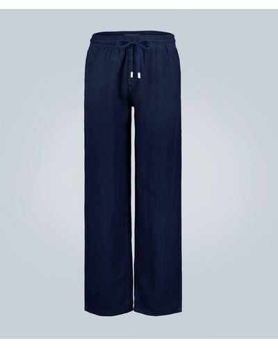 Vilebrequin Pacha Linen Pants - Blue