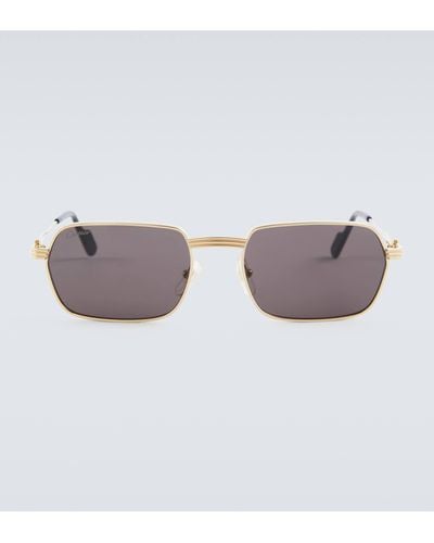 Cartier Rectangular Sunglasses - Grey