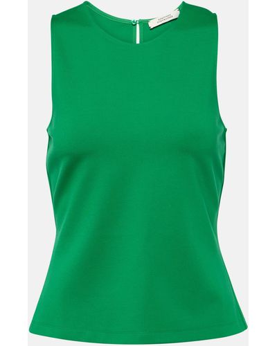 Dorothee Schumacher Jersey Tank Top - Green