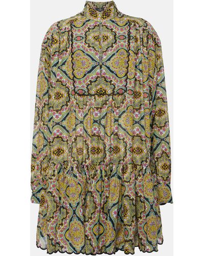 Etro Printed Cotton Shirt Dress - Multicolour