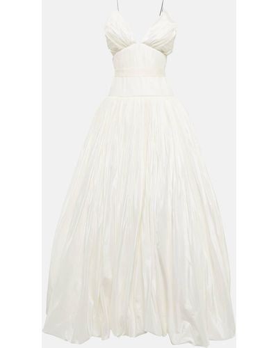 Danielle Frankel Bridal Leith Silk Taffeta Gown - White