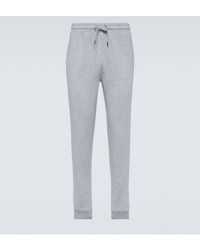 Derek Rose Quinn Cotton-blend Jersey Sweatpants - Grey