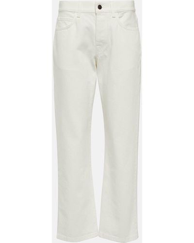 The Row Goldin Mid-rise Slim Jeans - White