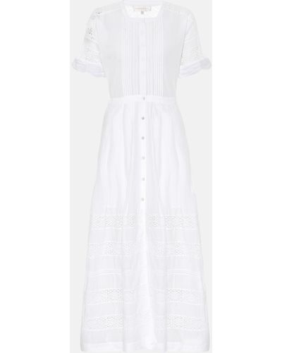 LoveShackFancy Edie Maxi Dress - White