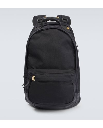 Visvim Leather-trimmed Backpack - Black