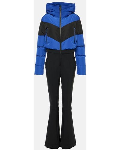 Fusalp Kira Quilted Ski Suit - Blue