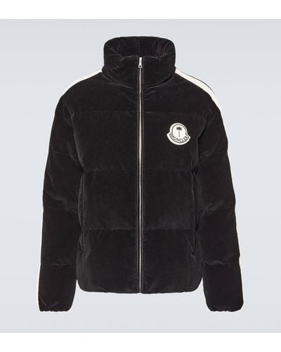 Moncler Genius X Palm Angels Ramsau Cotton Corduroy Jacket - Black