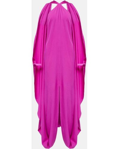 ‎Taller Marmo Murcielago Crepe Gown - Pink