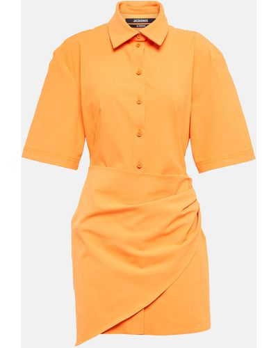Jacquemus La Robe Camisa - Orange