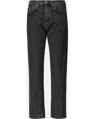 Totême Mid-rise Twisted-seam Straight Jeans - Grey