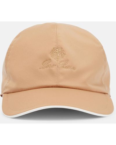 Loro Piana Logo Baseball Cap - Natural