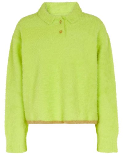 Jacquemus Le Polo Neve Polo Sweater - Green