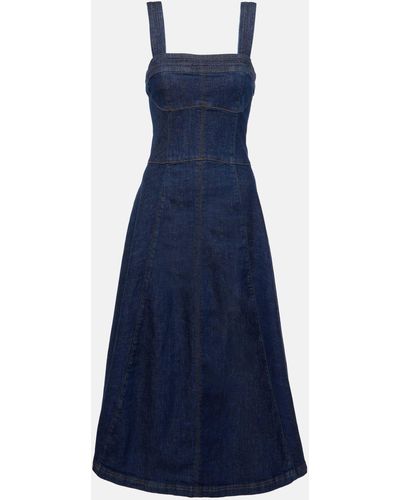 Jonathan Simkhai Cici Denim Midi Dress - Blue