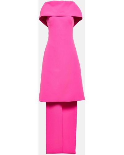 Safiyaa Sofieanne Crepe Midi Dress - Pink