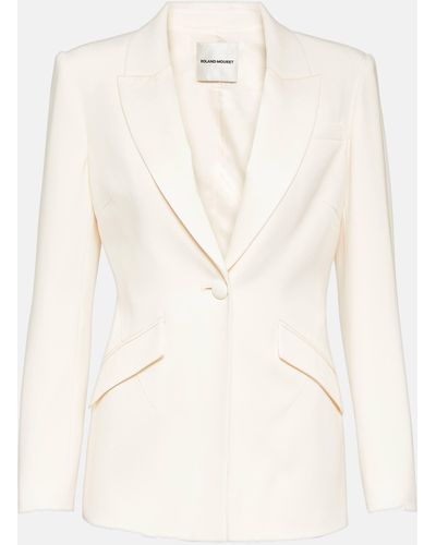 Roland Mouret Single-breasted Blazer - Natural