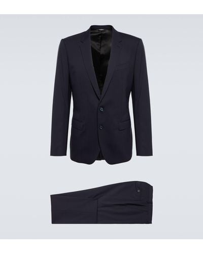 Dolce & Gabbana Martini Wool Suit - Blue
