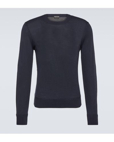 Tom Ford Wool Sweater - Blue