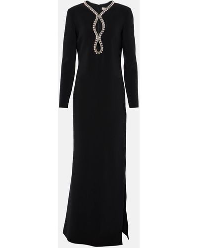 Elie Saab Embellished Cutout Gown - Black