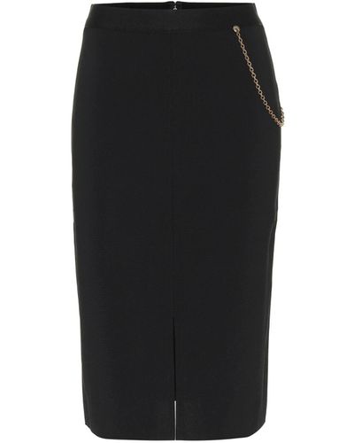 Givenchy Embellished Knit Midi Skirt - Black