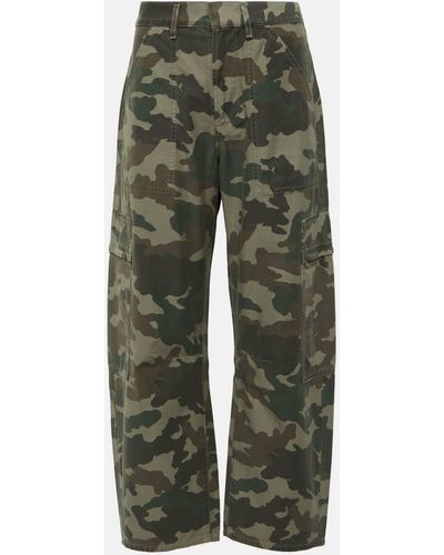 Citizens of Humanity Marcelle Twill Cargo Pants - Green