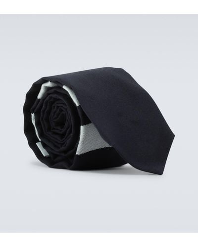 Thom Browne 4-bar Wool Tie - Black