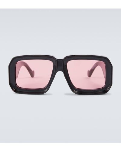 Loewe Paula's Ibiza Dive In Mask Sunglasses - Pink