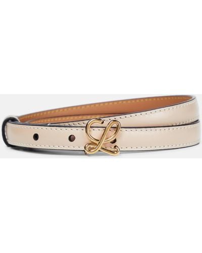 Loewe Leather Belt - Natural