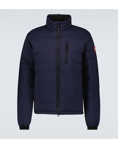 Canada Goose Lodge Navy Feather-light Shell Jacket, Navy, Shell Jacket - Blue
