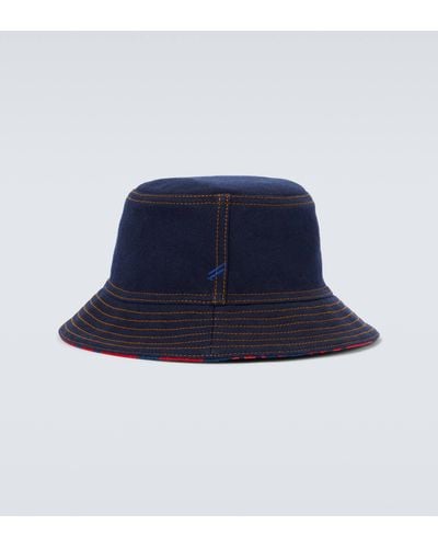 Burberry Denim Bucket Hat - Blue