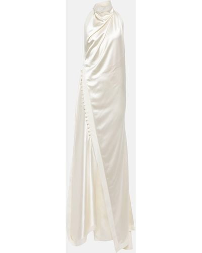 Danielle Frankel Bridal Sasha Silk Gown - White
