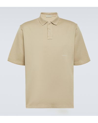 Stone Island Ghost Cotton Polo Shirt - Natural
