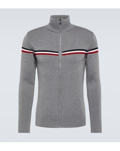 Fusalp Wengen Fiz Ii Wool Zip-up Sweater - Grey