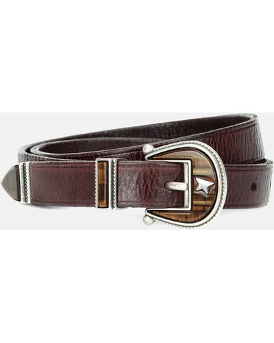 Golden Goose Rodeo Leather Belt - Brown