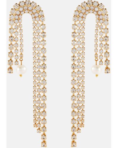 Magda Butrym Crystal-embellished Earrings - Metallic
