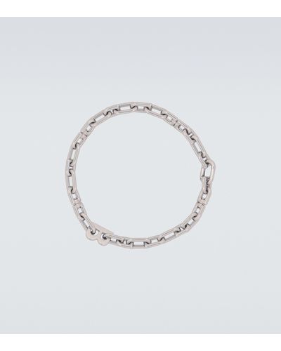 Balenciaga Silver-tone Chain Necklace - Metallic