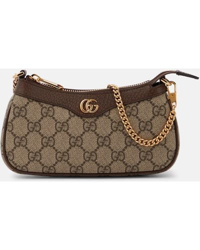 Gucci Ophidia Mini Bag - Brown