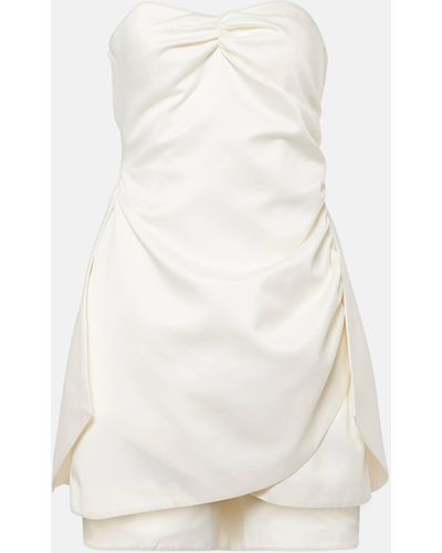 ROTATE BIRGER CHRISTENSEN Bridal Strapless Minidress - White