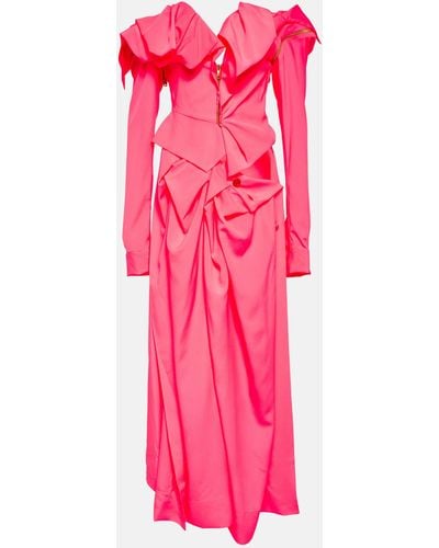 Vivienne Westwood Gathered Maxi Dress - Pink