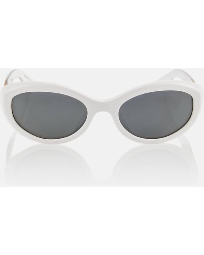 Khaite X Oliver Peoples 1969c Oval Sunglasses - Grey